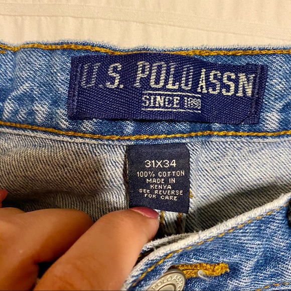 Vintage High Waisted US Denim Shorts - Picture 6 of 13